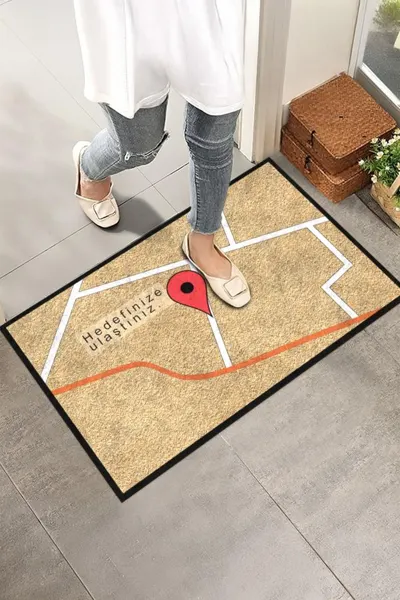 Hediye Haritası kapı paspası