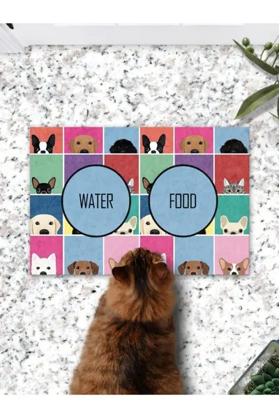 Köpek Kare mama matı